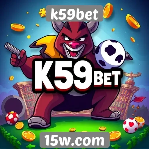 Variedade de jogos disponíveis em k59bet